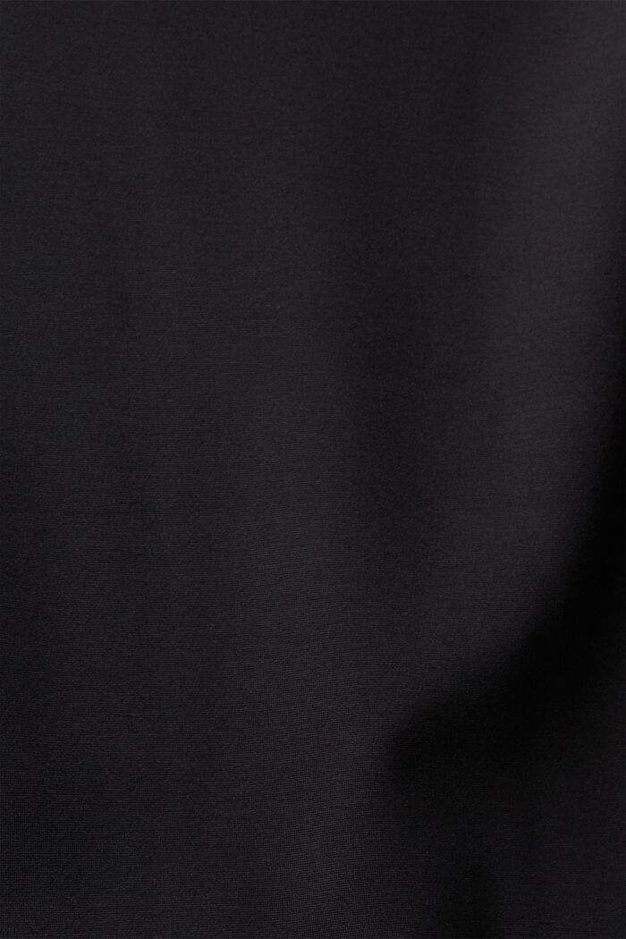 Minifalda cruzada con abertura frontal, BLACK, detail image number 5