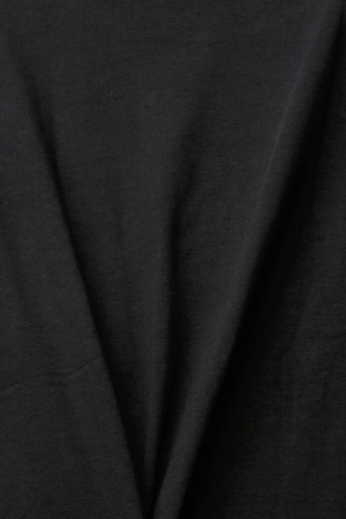 Camiseta de pijama, BLACK, detail image number 4
