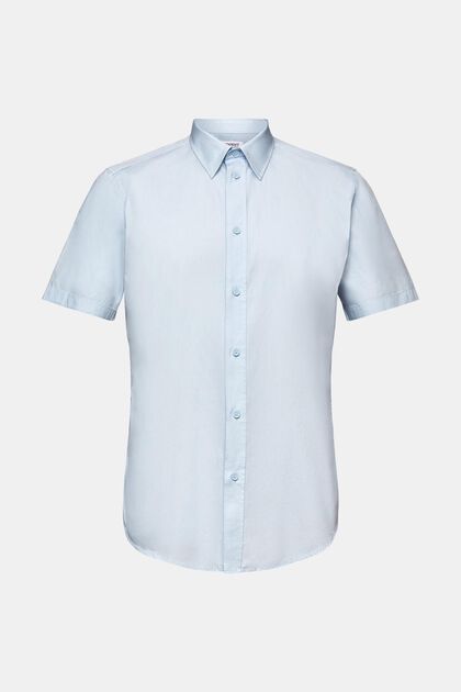 Camiseta de manga corta de algodón popelina