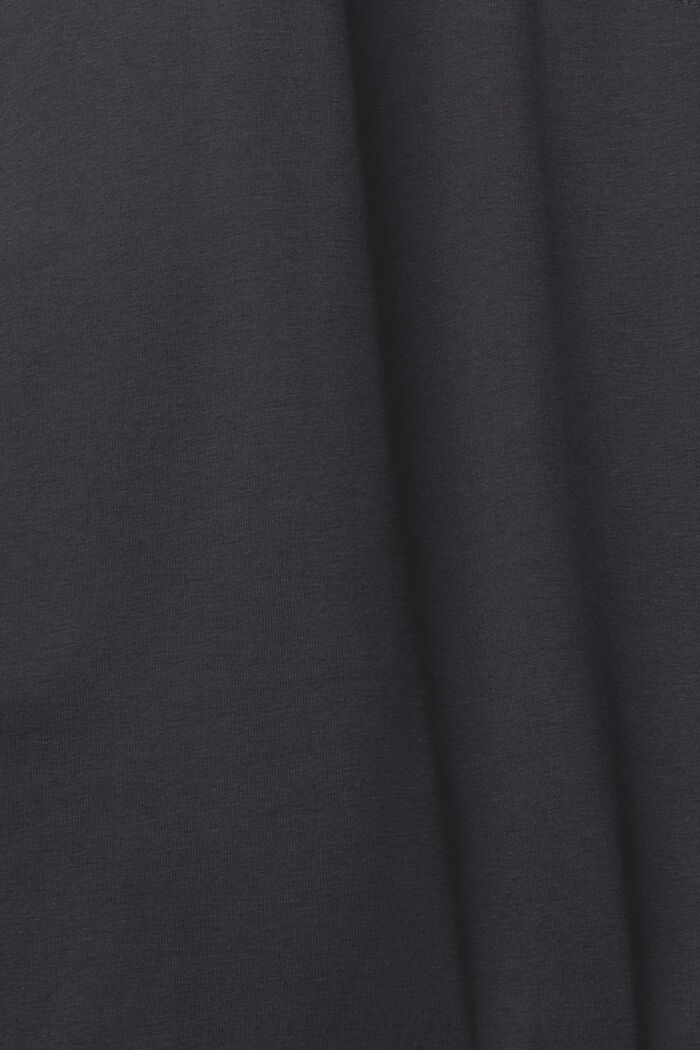 Pantalones deportivos de tejido jersey realizado en algodón, BLACK, detail image number 6