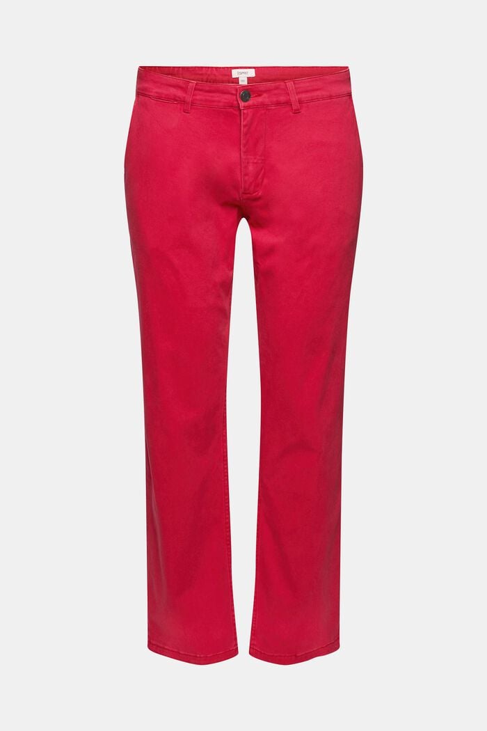 Pantalón chino de algodón, RED, detail image number 6