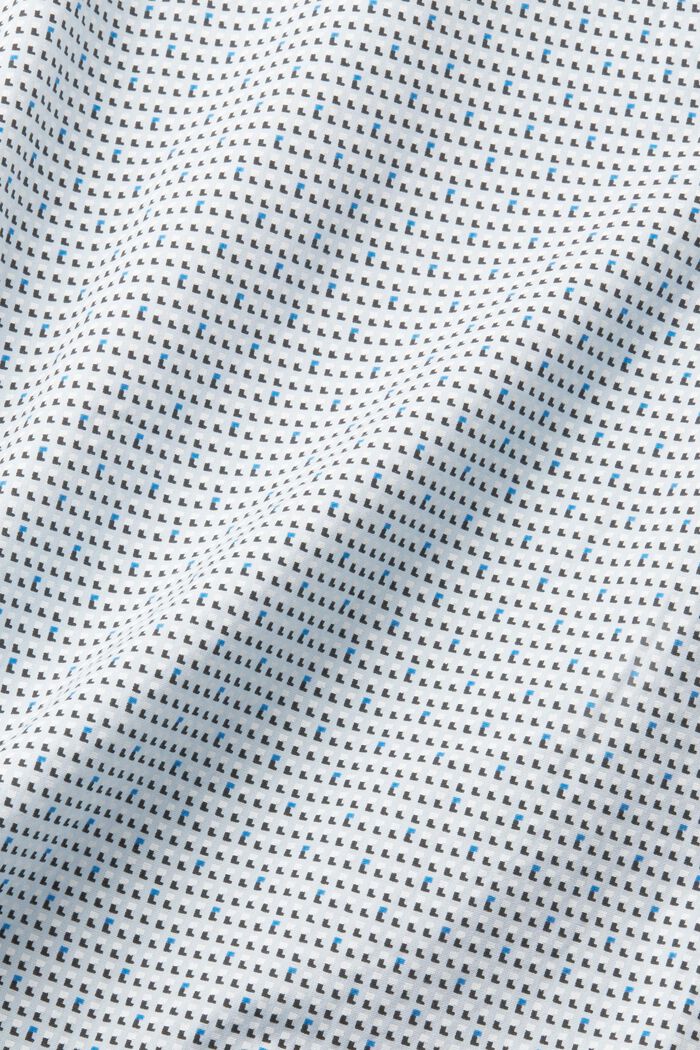 Camisa de corte ceñido con estampado allover, LIGHT BLUE, detail image number 5