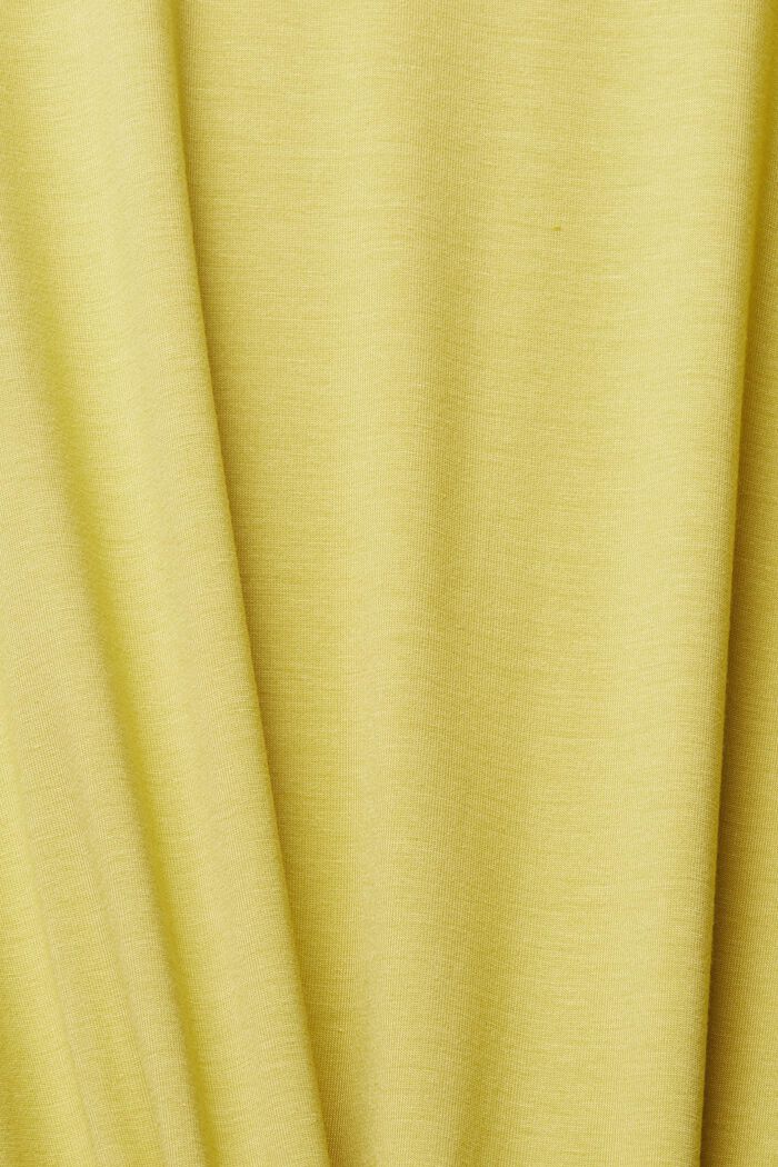 De TENCEL™: camisón drapeado, YELLOW, detail image number 4