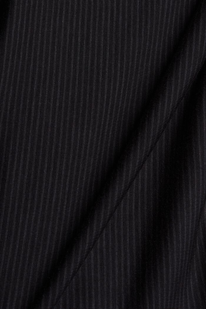 Pijama rayas de jersey confeccionado, viscosa LENZING™ ECOVERO™, BLACK, detail image number 3