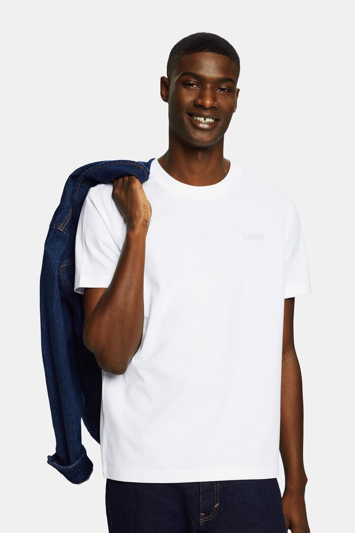 Camiseta unisex con logotipo, WHITE, detail image number 0