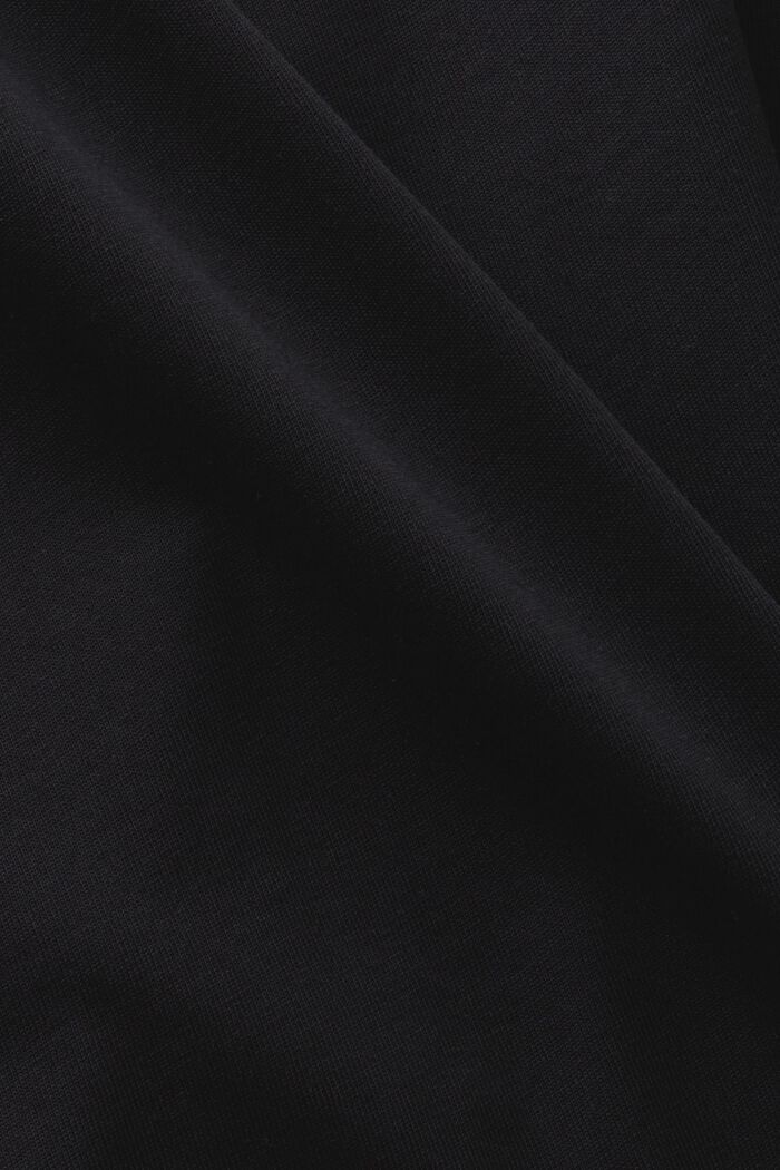 Camiseta unisex en jersey de algodón con logotipo, BLACK, detail image number 6