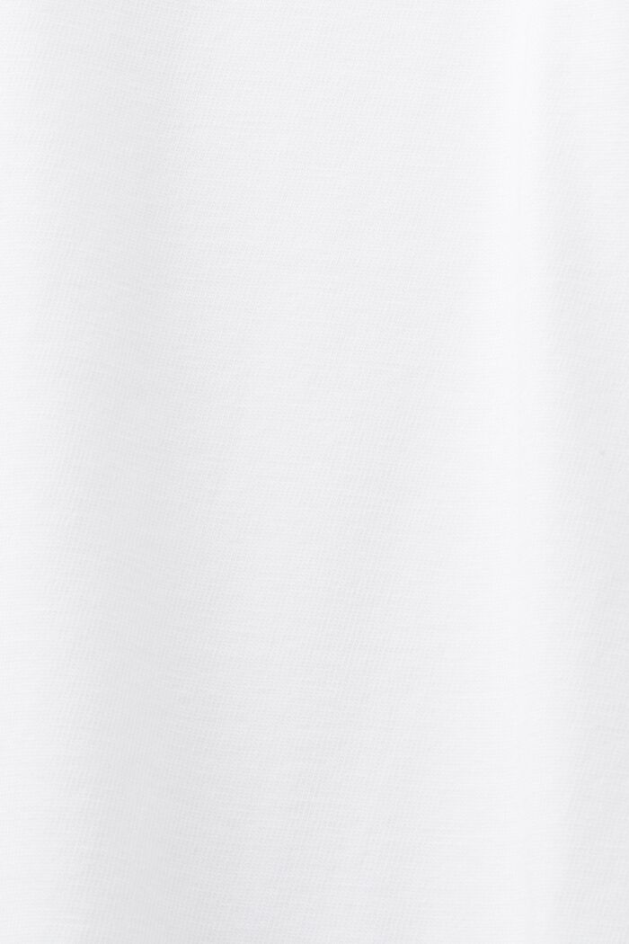 Camiseta estampada de algodón pima, WHITE, detail image number 5