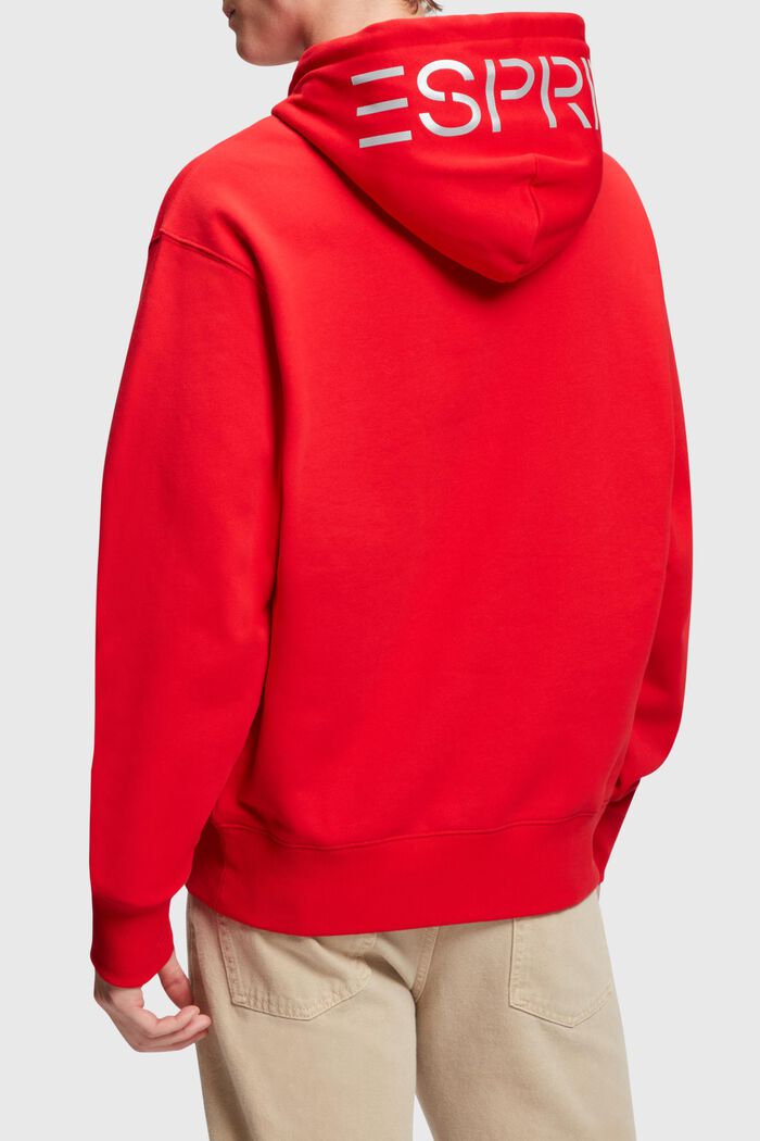 Sudadera con capucha Color Dolphin, ORANGE RED, detail image number 1