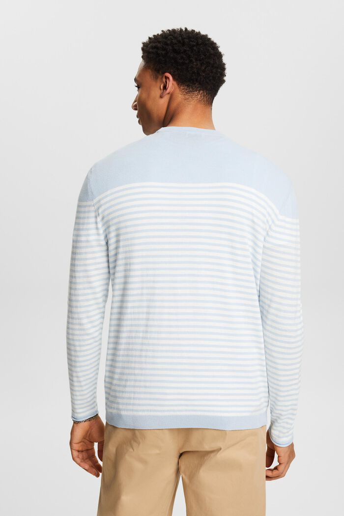 Jersey de algodón a rayas, LIGHT BLUE, detail image number 2
