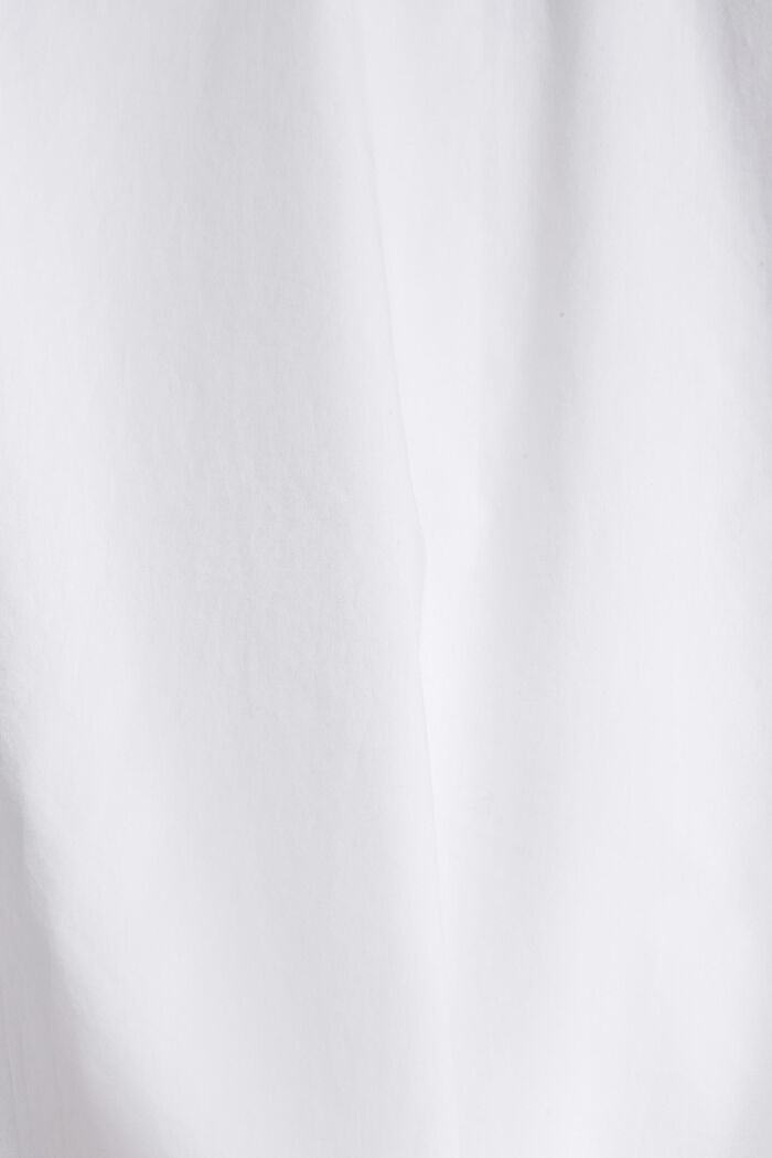 Camisa en 100 % algodón, WHITE, detail image number 4