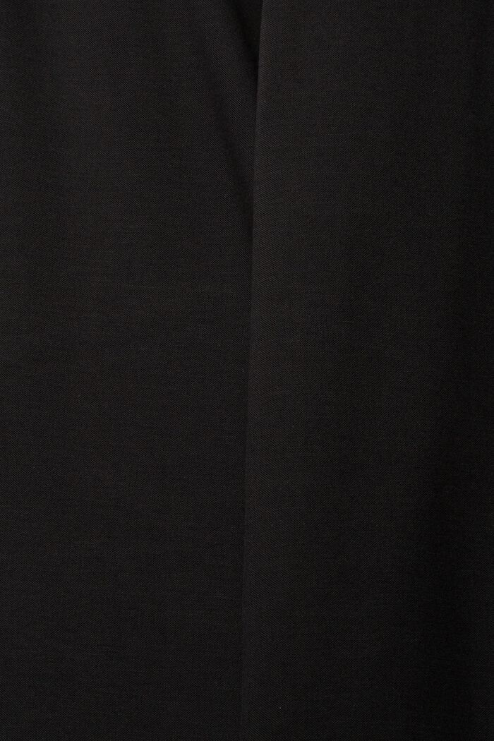 Pantalón de pernera ancha con cintura elástica, BLACK, detail image number 7