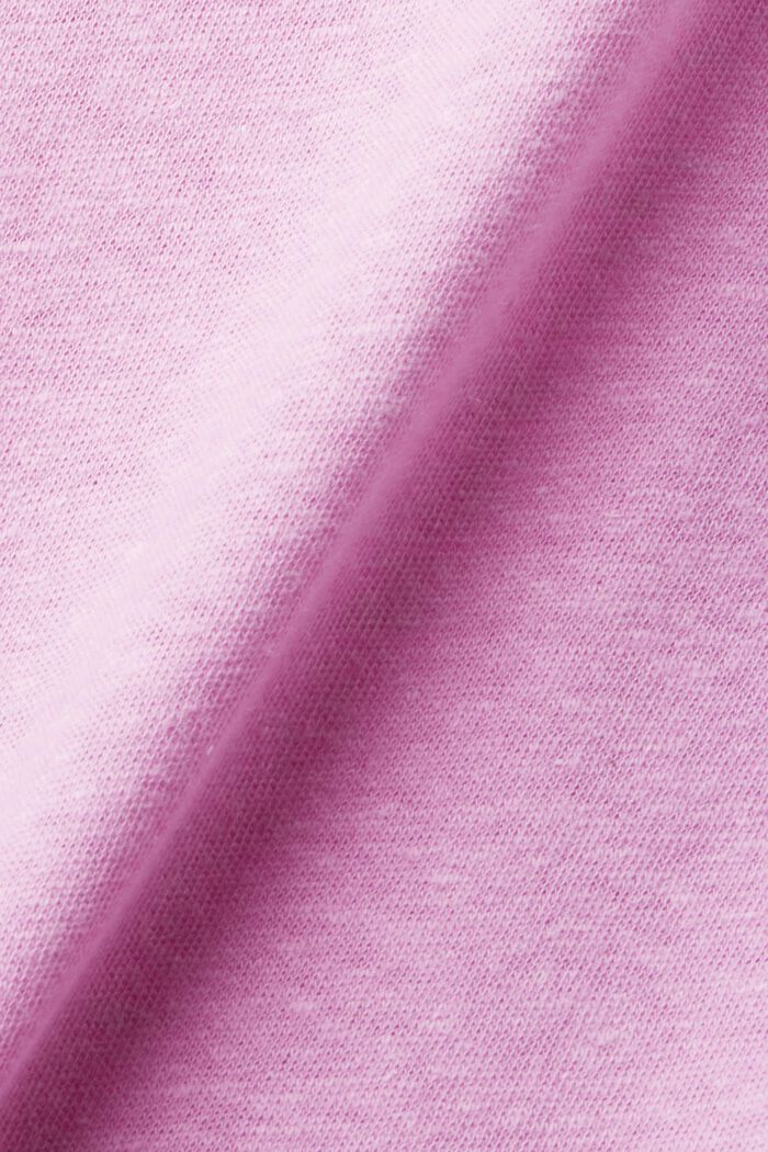 Top de tirantes de cuello en pico estilo chaleco, PINK, detail image number 6