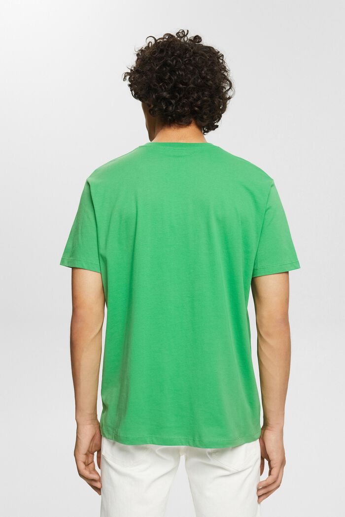 Camiseta de jersey con estampado, GREEN, detail image number 3