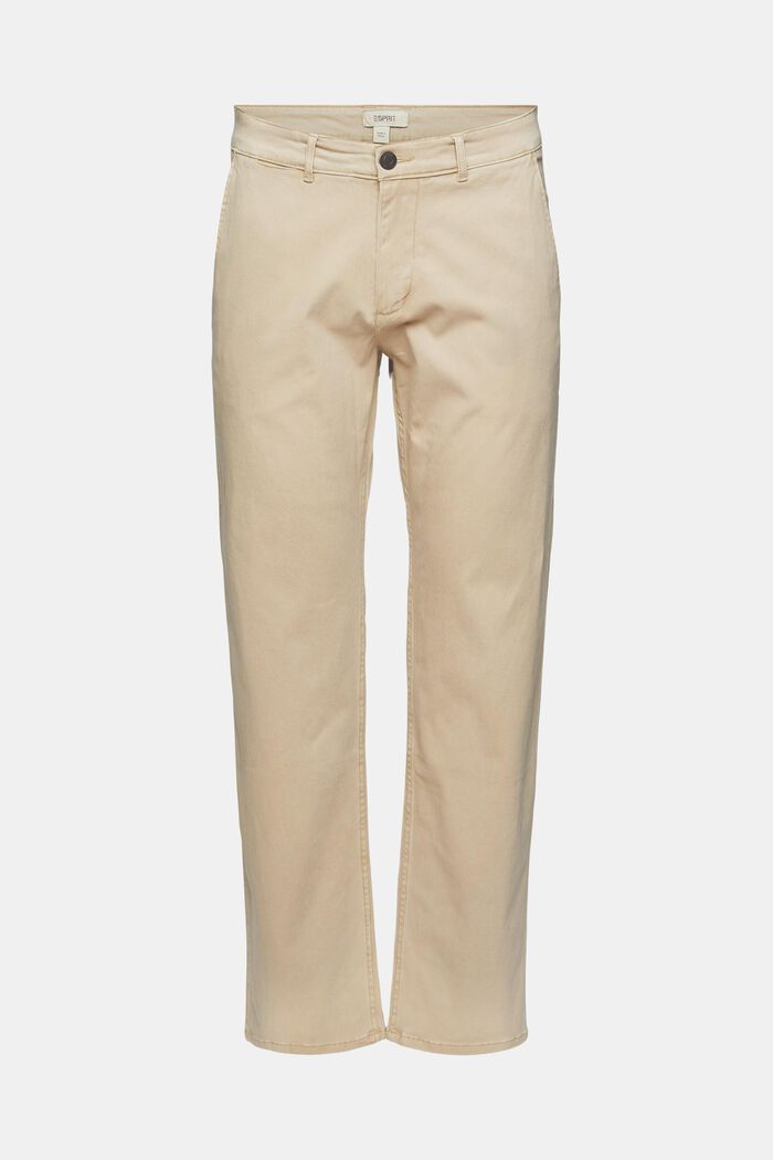 Pantalón chino de algodón, BEIGE, detail image number 10