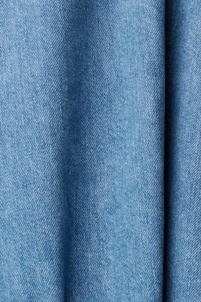 Camisa vaquera de corte holgado, BLUE MEDIUM WASHED, detail image number 1