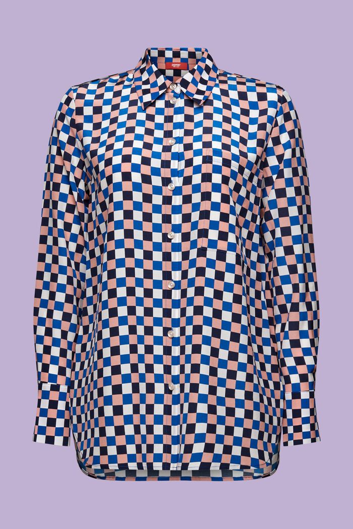 Blusa camisera estampada, BLUSH, detail image number 6