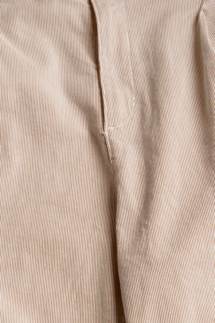 Pantalones cortos a rayas con cinturón para anudar, TOFFEE, detail image number 4