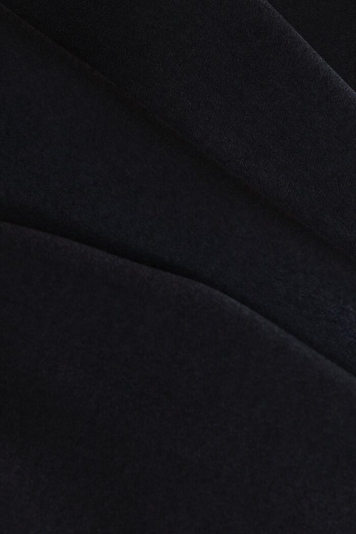 Blusa con acabado satinado, BLACK, detail image number 5