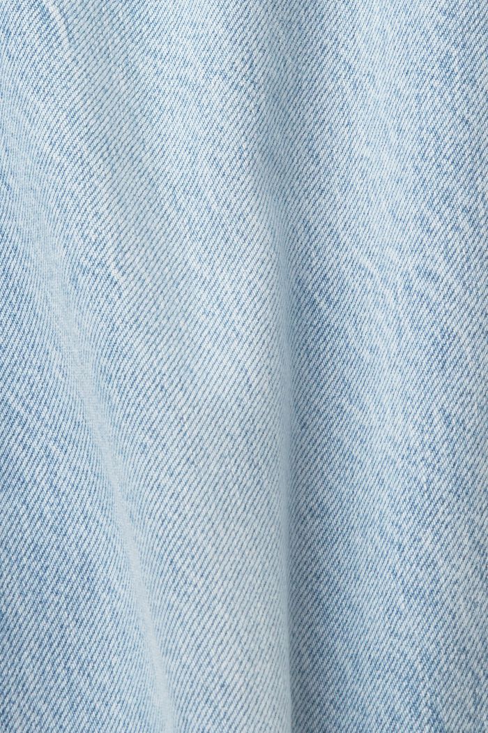 Jeans straight fit estilo años 80, BLUE LIGHT WASHED, detail image number 5