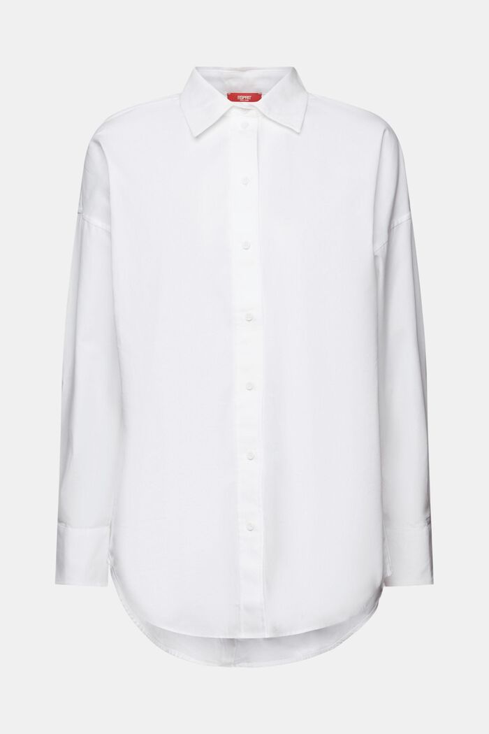 Blusa camisera oversize, WHITE, detail image number 6