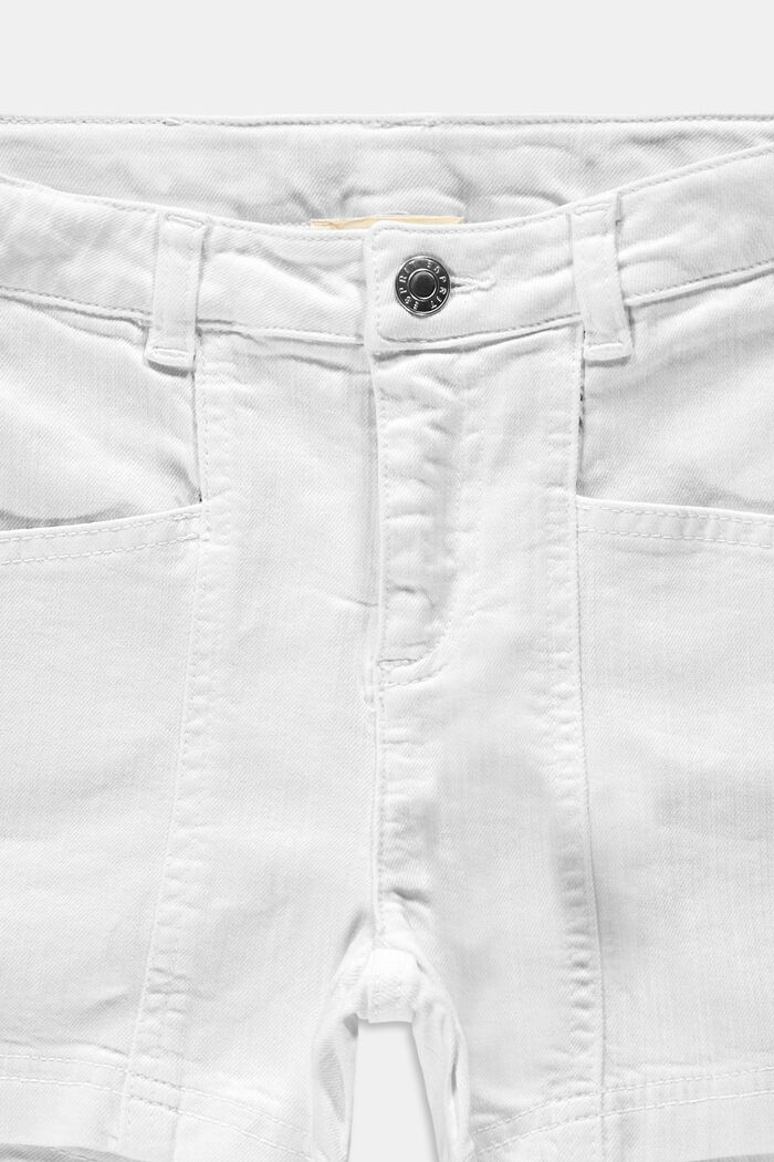 Reciclados: shorts con cintura ajustable, WHITE, detail image number 2