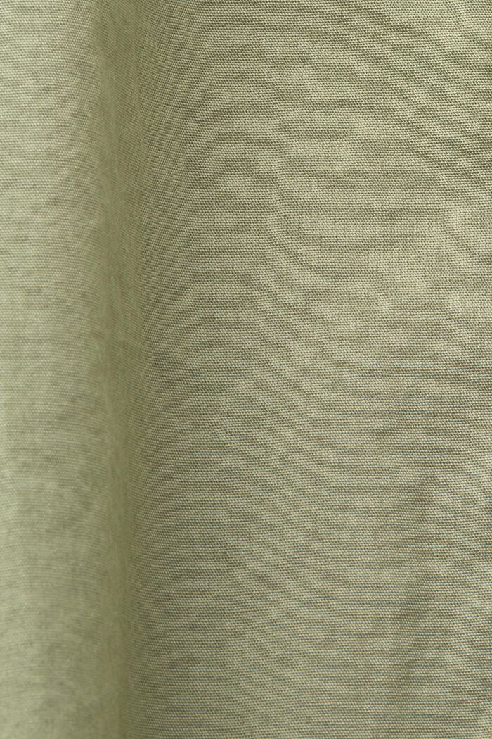 Camisa de manga corta abotonada, LIGHT KHAKI, detail image number 4