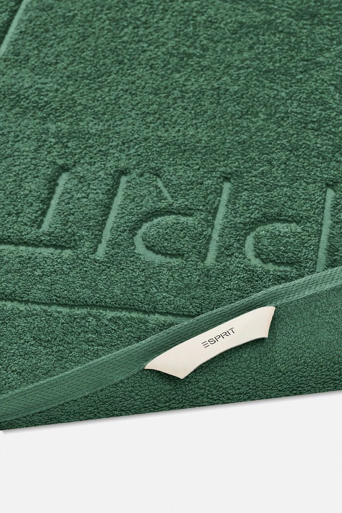 Alfombrilla de baño en tejido rizo confeccionado en 100 % algodón, MOSS GREEN, detail image number 1
