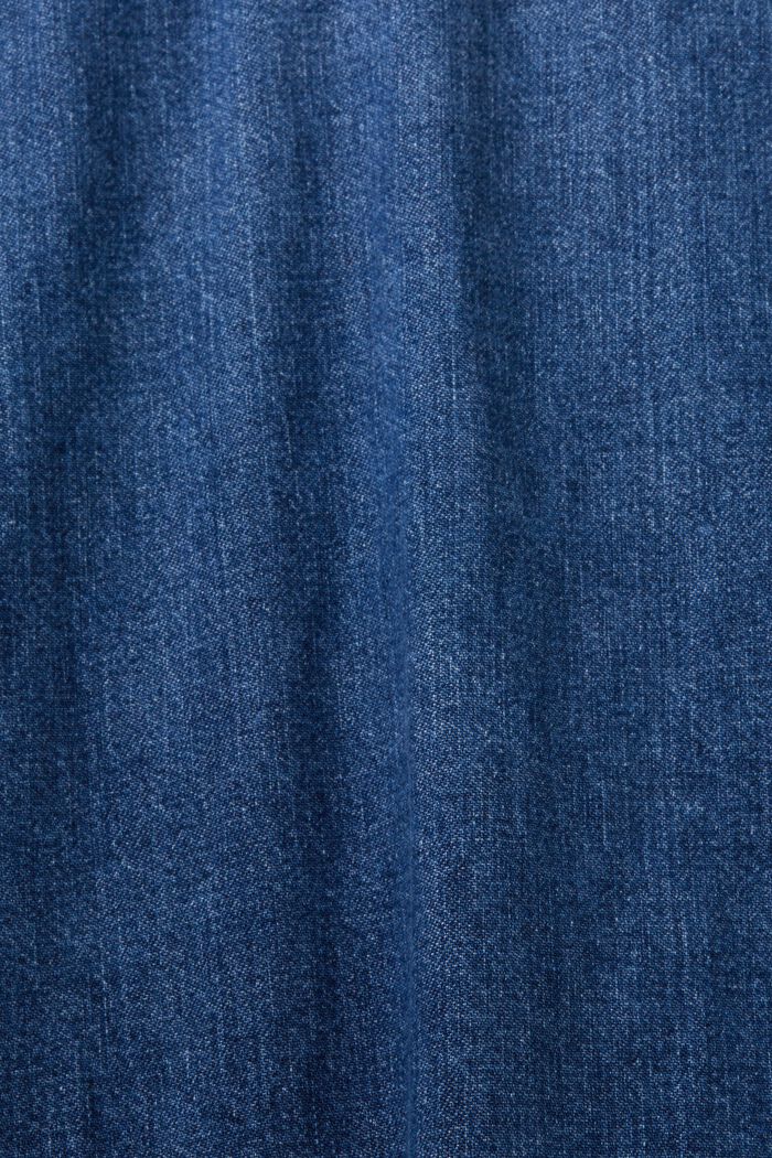 Camisa vaquera, BLUE MEDIUM WASHED, detail image number 4
