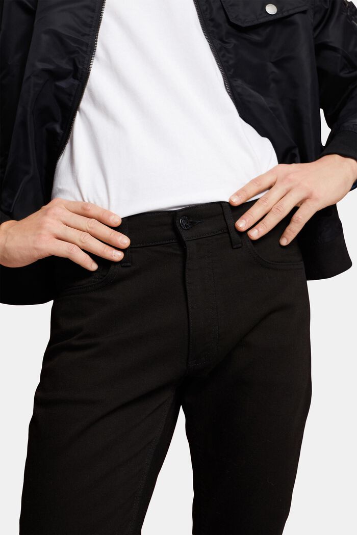 Pantalón de corte ajustado, BLACK, detail image number 2