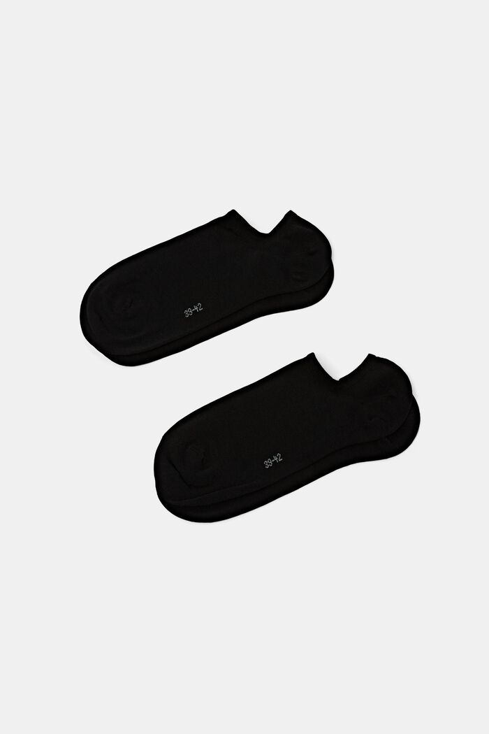 Pack de 2 calcetines tobilleros, BLACK, detail image number 0