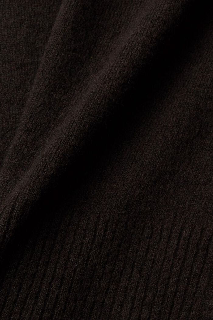 Jersey sin mangas en mezcla de lana, BLACK, detail image number 4