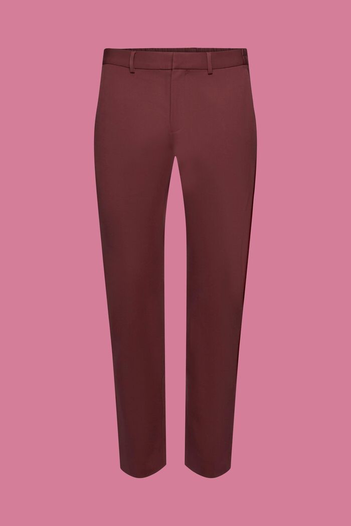 ESPRIT - Pantalón de traje de tejido jersey de piqué en nuestra tienda  online