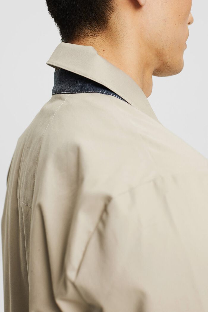 Reciclado: chaqueta fina con cuello de solapas, LIGHT BEIGE, detail image number 2