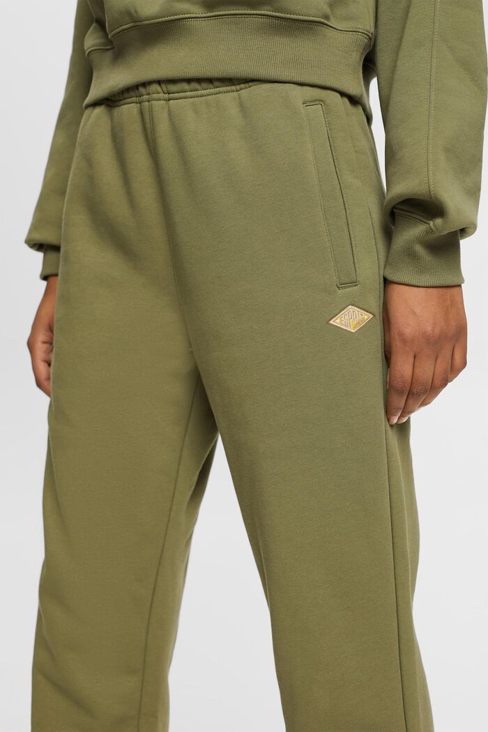 Pantalones deportivos de felpa, OLIVE, detail image number 2