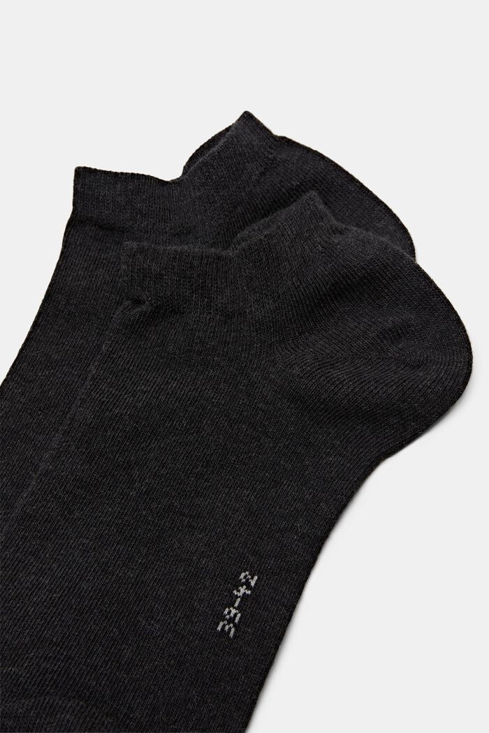 Pack de 2 pares de calcetines, algodón ecológico, ANTHRACITE MELANGE, detail image number 2