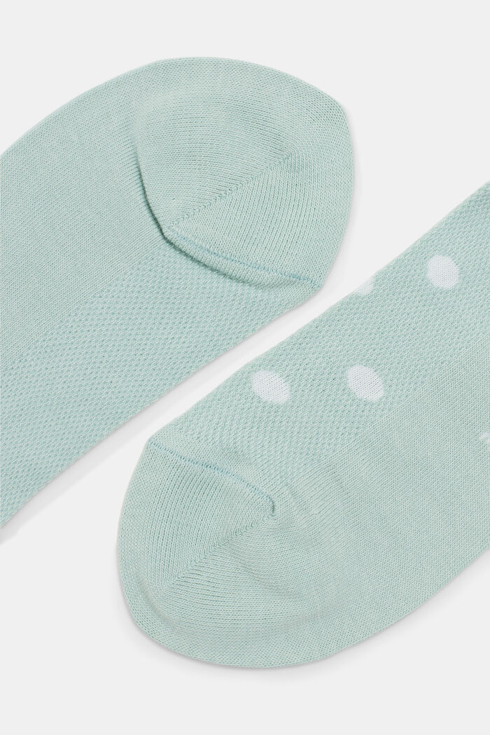 Pack de 2 pares de calcetines para deportivas con malla, algodón ecológico, PEPPERMINT, detail image number 1