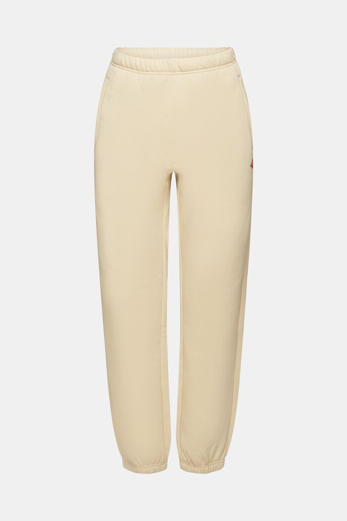 Pantalones deportivos de felpa, BEIGE, detail image number 6
