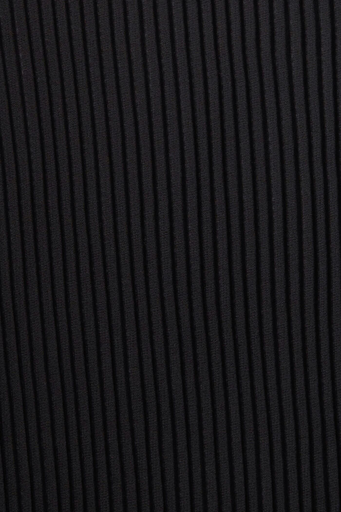 Vestido plisado sin mangas, LENZING™ ECOVERO™, BLACK, detail image number 5