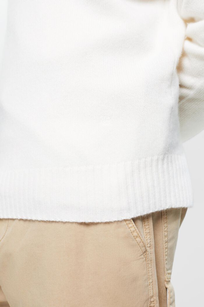 Jersey de cachemir, OFF WHITE, detail image number 4