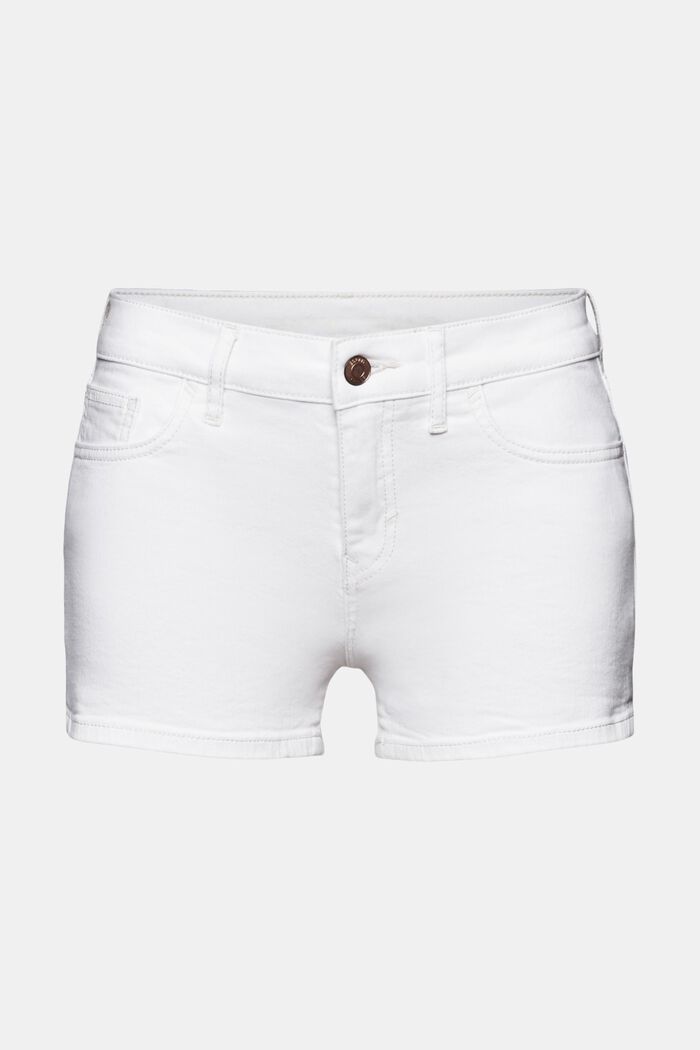 Pantalón corto slim, WHITE, detail image number 7