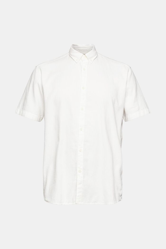 Camisa con cuello abotonado, OFF WHITE, detail image number 7
