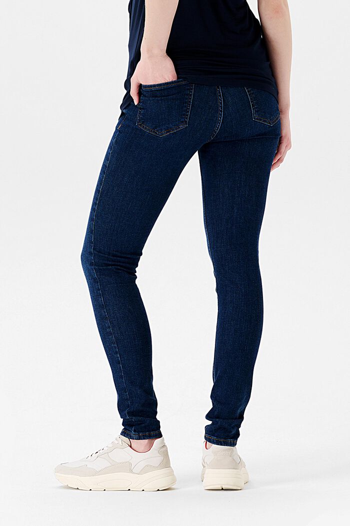 Jeans skinny fit con faja premamá, DARK WASHED, detail image number 1