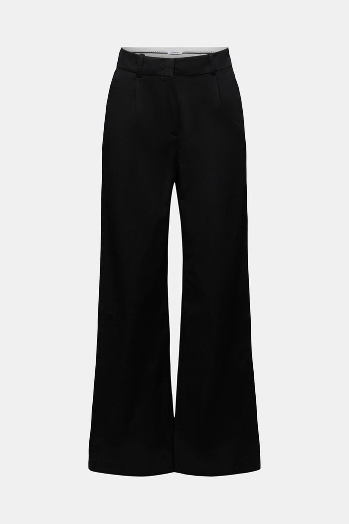 Pantalón chino de pernera amplia, BLACK, detail image number 6