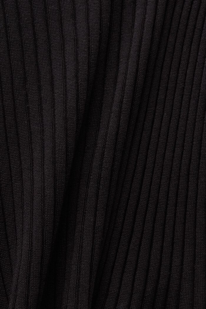 Jersey de punto elástico, BLACK, detail image number 5