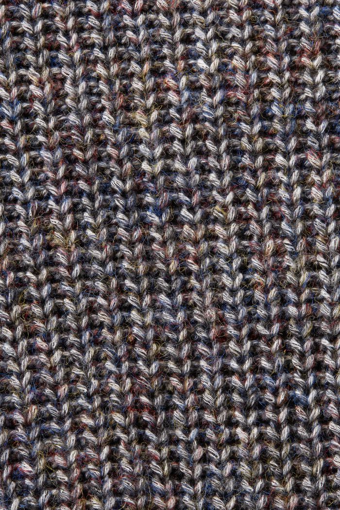 Cárdigan multicolor acanalado, DARK GREY, detail image number 4