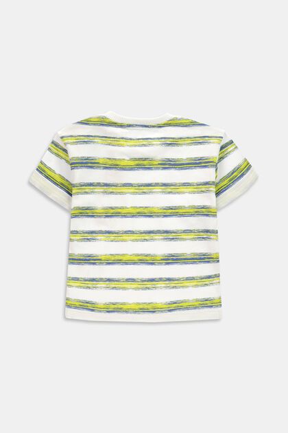 Camiseta con diseño a rayas en algodón orgánico
