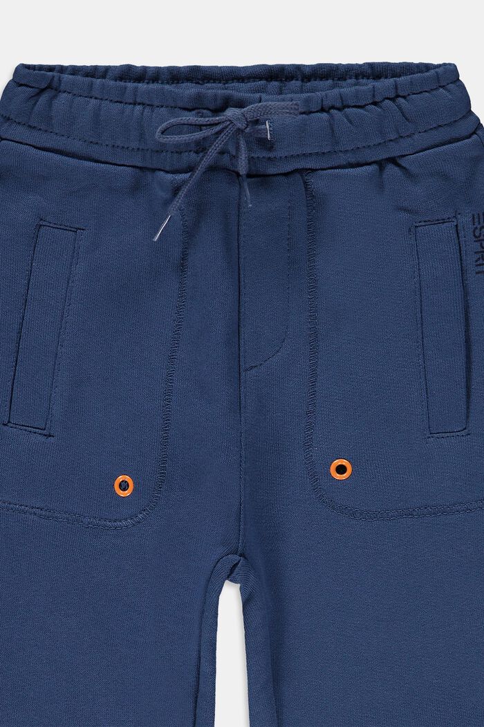 Pantalón de chándal de algodón, BLUE, detail image number 2