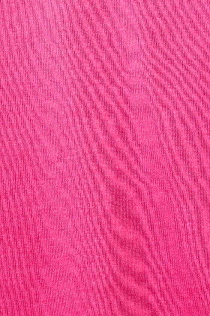 Camiseta de tirantes de algodón, PINK FUCHSIA, detail image number 5