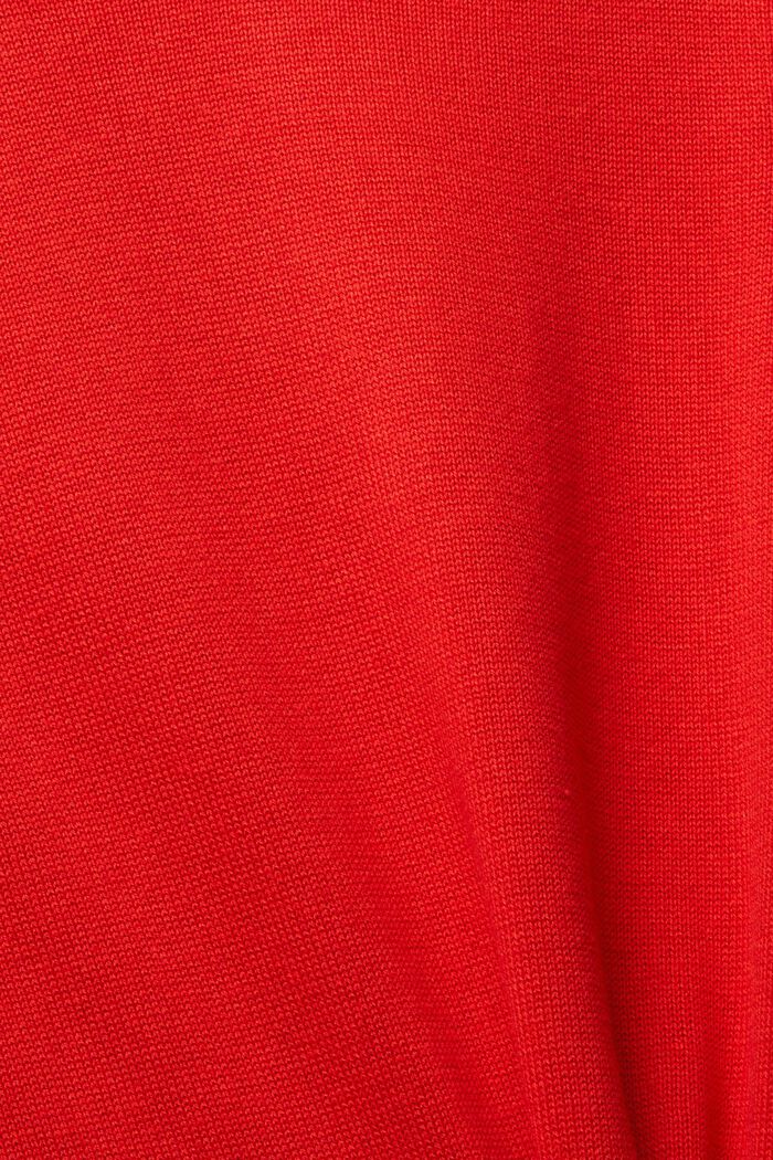 Vestido midi de punto, ORANGE RED, detail image number 1