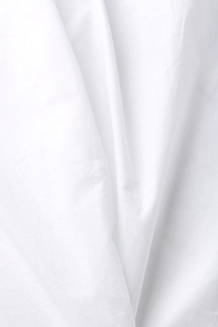 Minivestido camisero con estampado, WHITE, detail image number 5